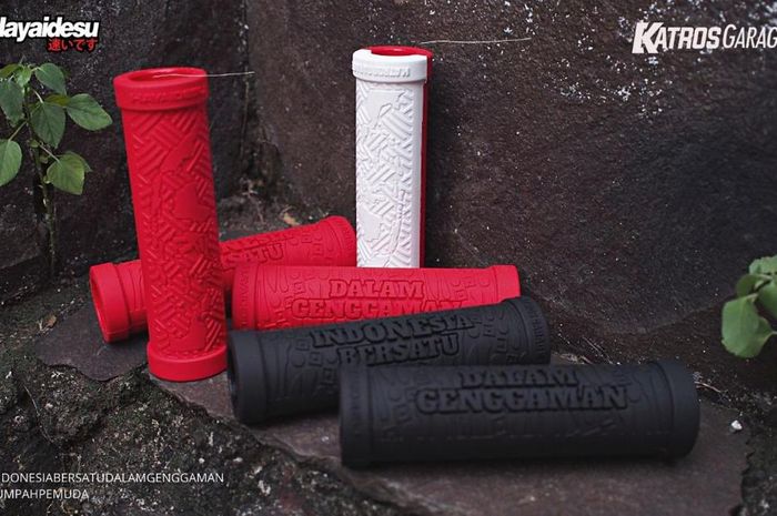 Peringati Hari Sumpah Pemuda 28 Oktober, Hayaidesu Indonesia dan Katros Garage Luncurkan Handgrip Bertema Indonesia Satu