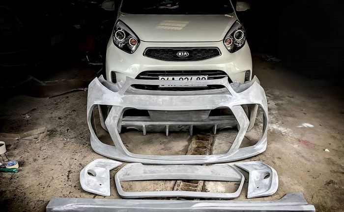 Body kit custom dari Phi Long Vietnam untuk KIA Morning