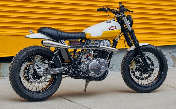 Yamaha SR500 1978 scrambler besutan Daniel Peter