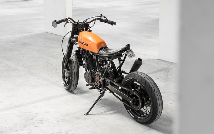 Suzuki DR650 custom dari Le French Atelier, dilansir oleh Thebikeshed.cc