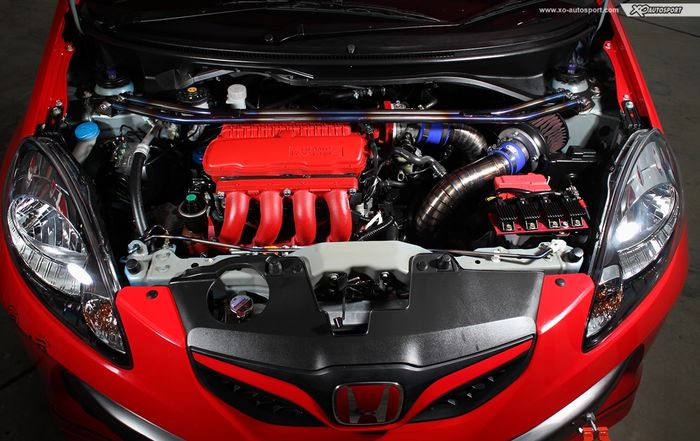 Mesin modifikasi Honda Brio lawas diganti pakai mesin Honda Fit Jepang