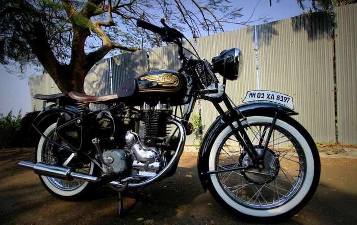 Royal Enfield Bullet Electra modif jadul besutan Jedi Customs