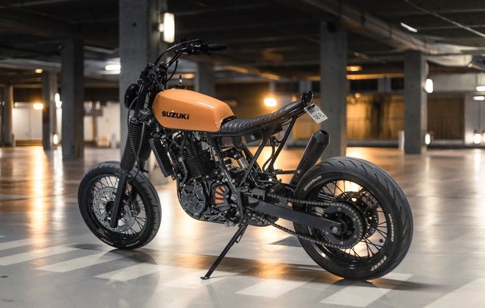 Suzuki DR650 custom dari Le French Atelier, dilansir oleh Thebikeshed.cc