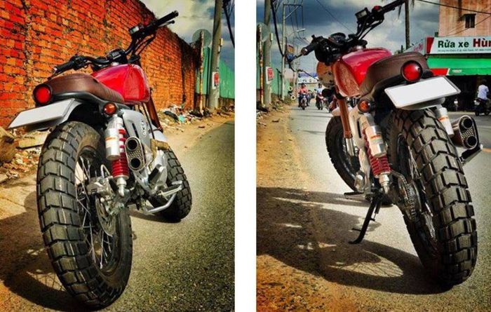 Suzuki EN150 custom scrambler besutan TTD Customs