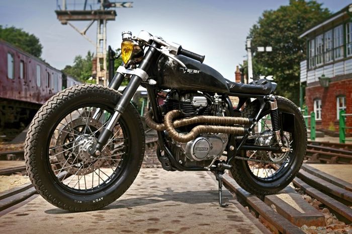 Honda CB250 G5 custom cafe racer dari Old Empire Motorcycles, dilansir oleh Thebikeshed.cc