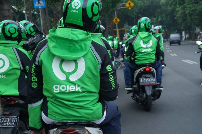 Ilustrasi mitra driver Gojek