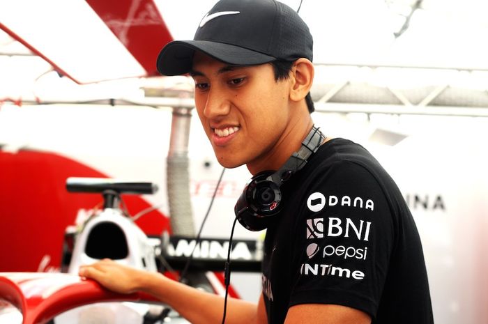 Sean Gelael di F2 Italia