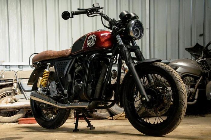 Fix! Murtad dari aliran cafe racer nih RE Continental GT satu ini