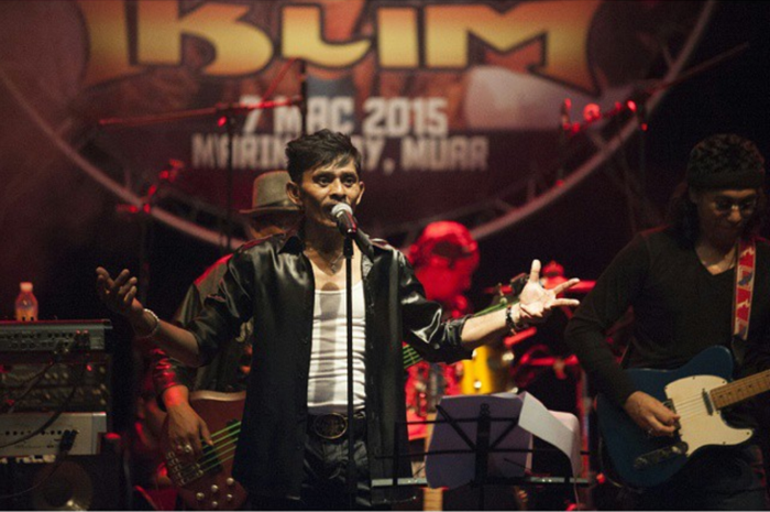 Saleem Majeed di Konser 25 Tahun Iklim