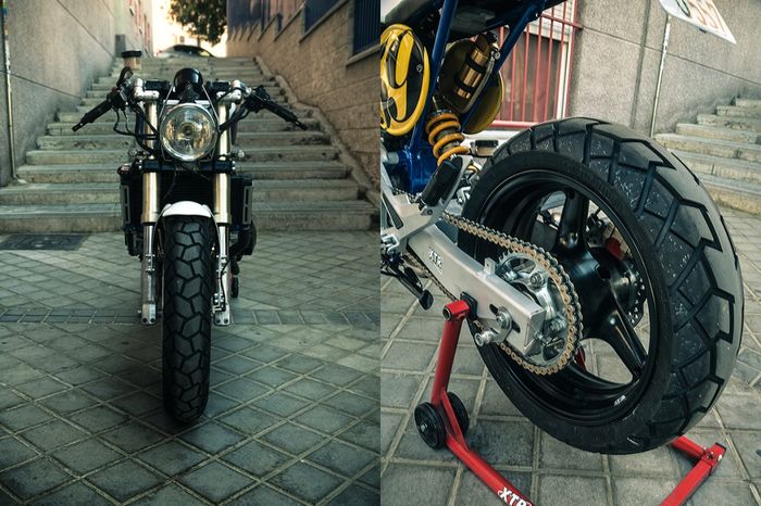 Honda CB600F Hornet kustom caf&eacute; racer dari XTR Pepo, dilansir oleh www.returnofthecaferacer.com