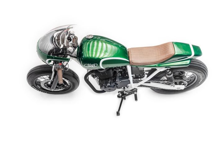 Mash 400 custom cafe racer dari Wrench Kings, dilansir oleh Thebikeshed.com