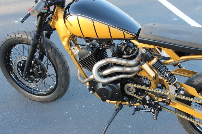 Yamaha Virago 125 cafe racer besutan Matt Fuller	