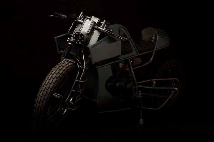 Yamaha TW125 &ldquo;Tank&rdquo; cafe-scrambler besutan Atelier Medusa