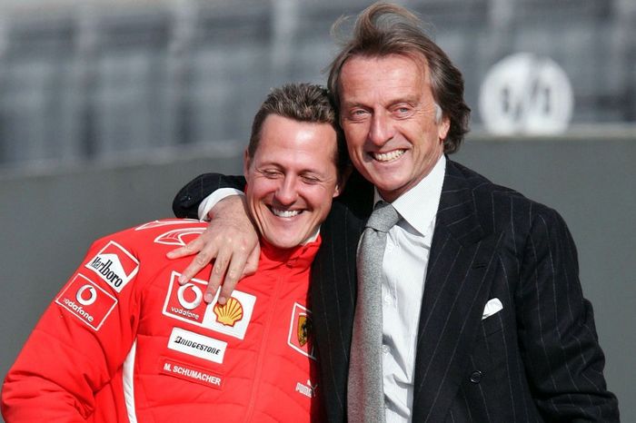 Luca di Montezemolo dan Michael Schumacher saat mereka berjaya beberapa tahun lalu