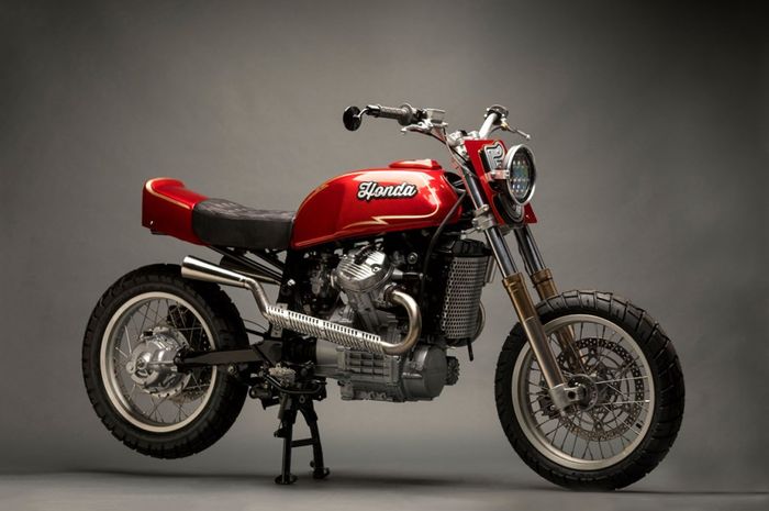 Honda GL500 Silver Wing kustom &ldquo;Supermoto Scramblerstein&rdquo; dari Other Life Cycles, dilansir oleh Bikebound.com