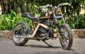 Begini  Gaya Modifikasi Bajaj Pulsar 220, Bikinan Builder India