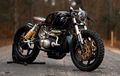 Si Hitam Manis BMW R100, Cafe Scrambler Minimalis Nan Bengis