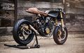 Trail Ini Pilih Jok Kayu Sebagai Pelengkap Tampilan Cafe Racer