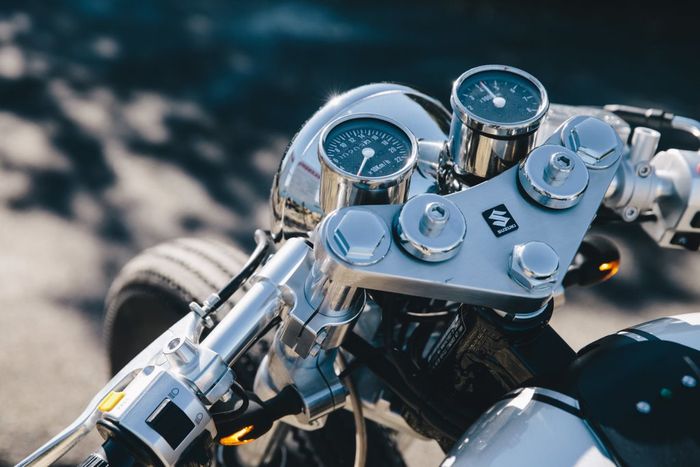 Suzuki Boulevard S40 kustom cafe racer dari Gasoline Motor Co., dilansir oleh https://www.gasoline.com.au/savage
