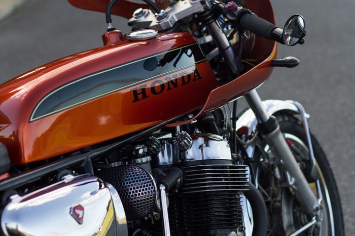 Honda CB750 repilka CR750 milik Andy Smith hasil bikinan Rogue Motorcyles, dilansir oleh www.returnofthecaferacers.com