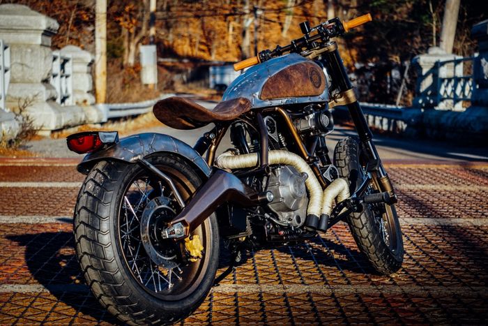 Ducati Scrambler kustom bobber dari New Rage Cycles dan HV Motorcycles, dilansir oleh www.specialrac