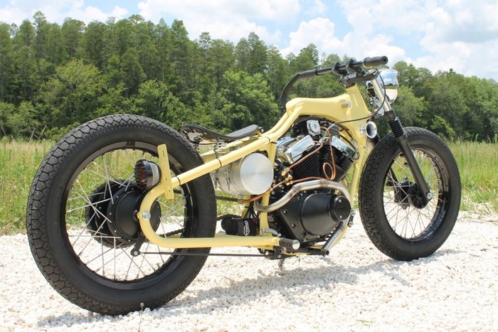 Yamaha XV250 Virago kustom bobber dari Matt Fuller, dilansir oleh www.bikebound.com