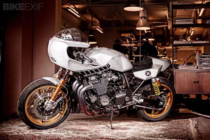 Yamaha XJR1300 kustom caf&eacute; racer dari Deus Ex Machina Milan, dilansir oleh www.bikeexif.com