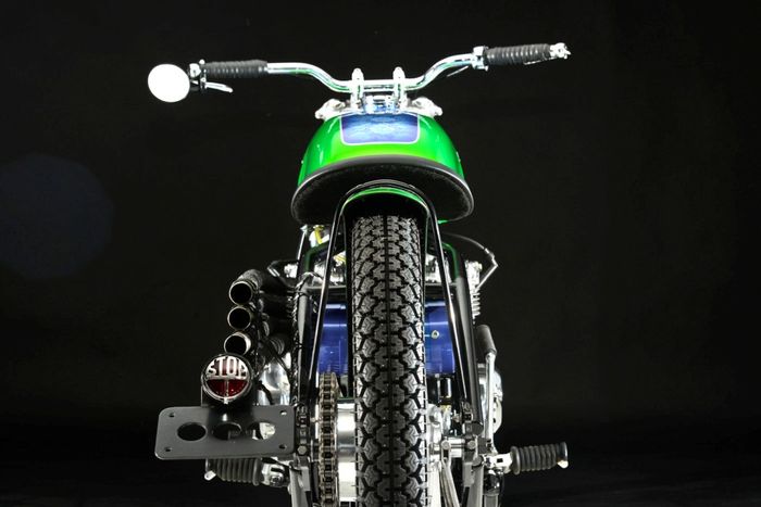 Honda CB350 custom chopper dari Steel Bent Customs, dilansir oleh Thebikeshed.cc