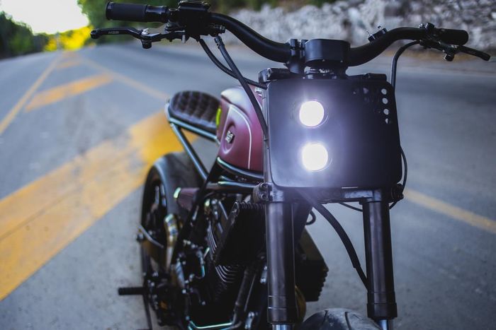 Honda XR250 custom dari Lucky Customs, dilansir oleh Pipeburn.com