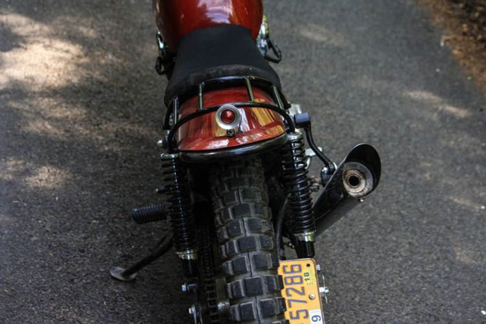 Honda SL350 K2 custom scrambler milik Kyle Fitzgerald, dilansir oleh Bikebound.com
