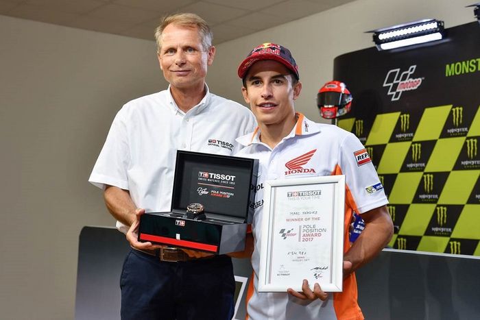 Marc Marquez memenangkan pole position award di Sirkuit Brno 2017