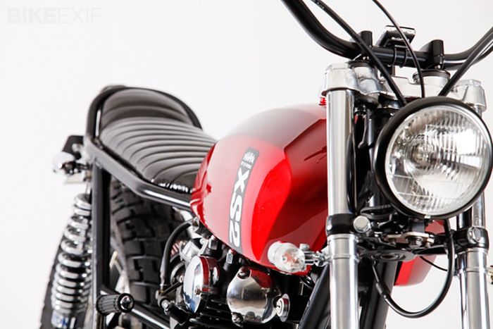 Yamaha XS650 custom street tracker milik Hugo Ramos