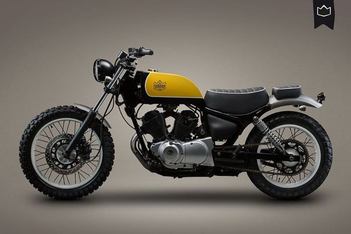 Yamaha Virago 125 custom scrambler besutan La Corona MC
