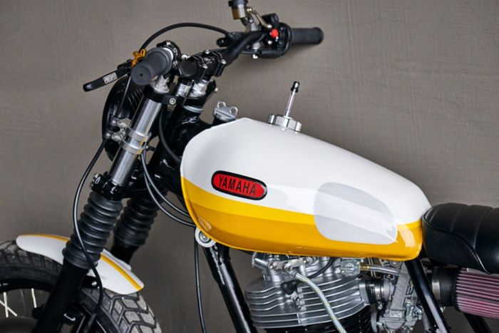 Yamaha SR500 1978 scrambler besutan Daniel Peter