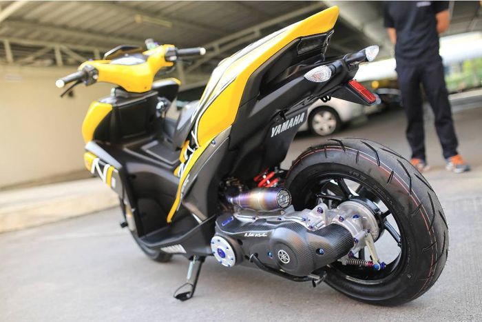 Yamaha Aerox 155 modif racing look dari Murazaki Shop