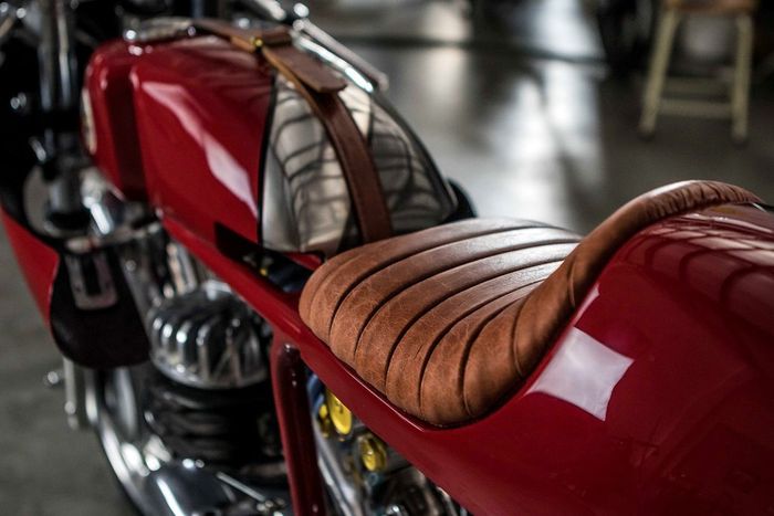 Bultaco Alpina custom cafe racer besutan Speed of Cheese Racing