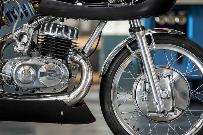 Bultaco Alpina custom cafe racer besutan Speed of Cheese Racing