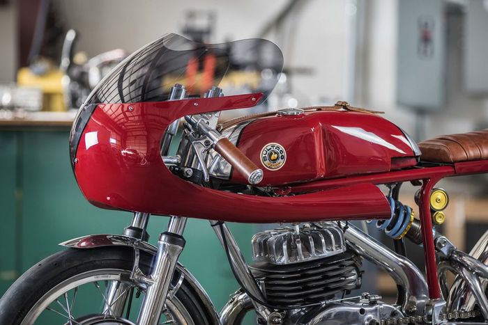 Bultaco Alpina custom cafe racer besutan Speed of Cheese Racing