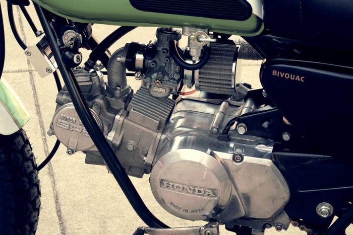 Mesin honda 50 cc upgrade 125 cc dengan big bore kit Takegawa