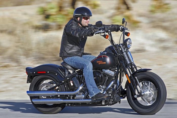 Bentuk standar pabrik dari  Harley-Davidson Softail Cross Bones