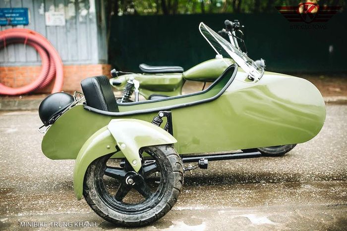 Honda super Cub с коляской