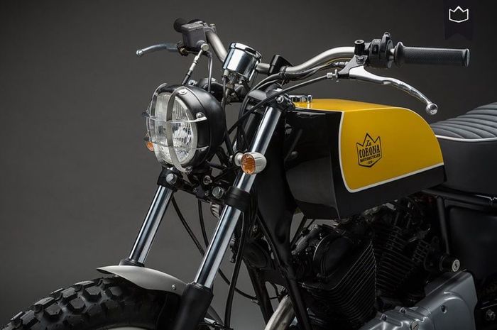 Yamaha Virago 125 custom scrambler besutan La Corona MC