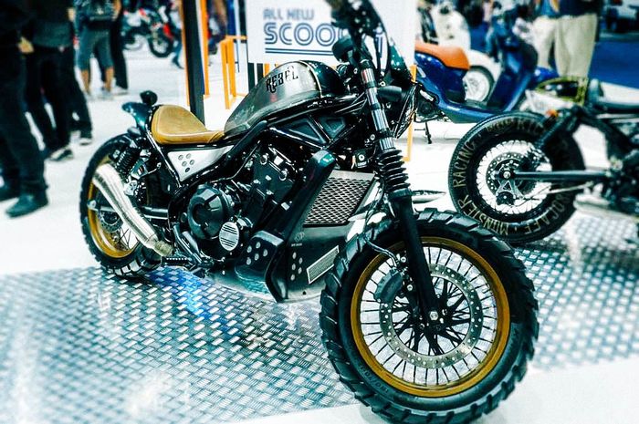 Bengis! Honda Rebel Modif Bobber-Scrambler, Tromol Pakai Punya CRF Bro! - GridOto.com