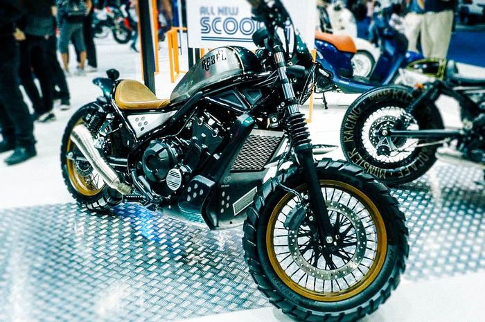 Honda Rebel 500 custom bobber-scrambler besutan Evo Racing Project dan OBS Customs