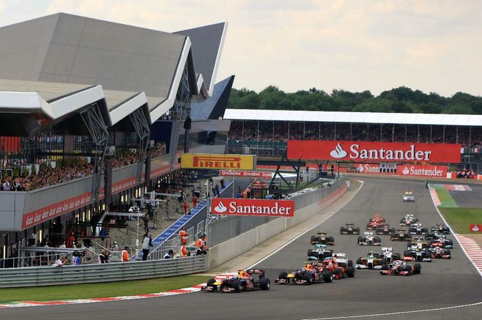 GP F1 Inggris di sirkuit Silverstone