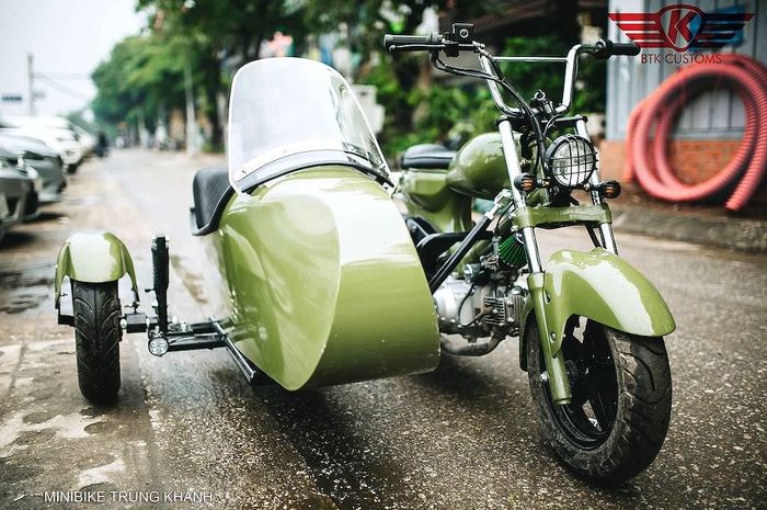 Honda Super Cub dipasangi sespan