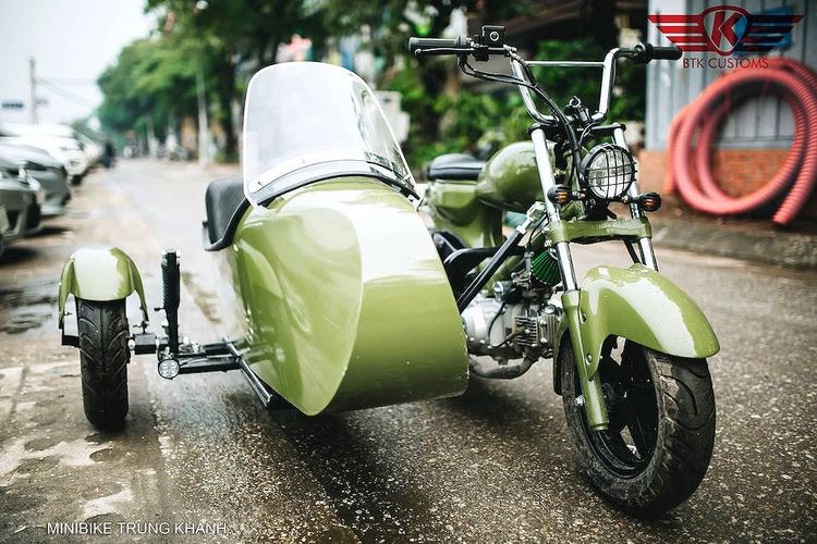 Honda super Cub с коляской