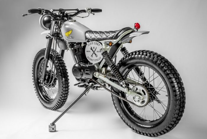 Honda XL100S custom scrambler dari Revolt Cycles, dilansir oleh Bikebound.com