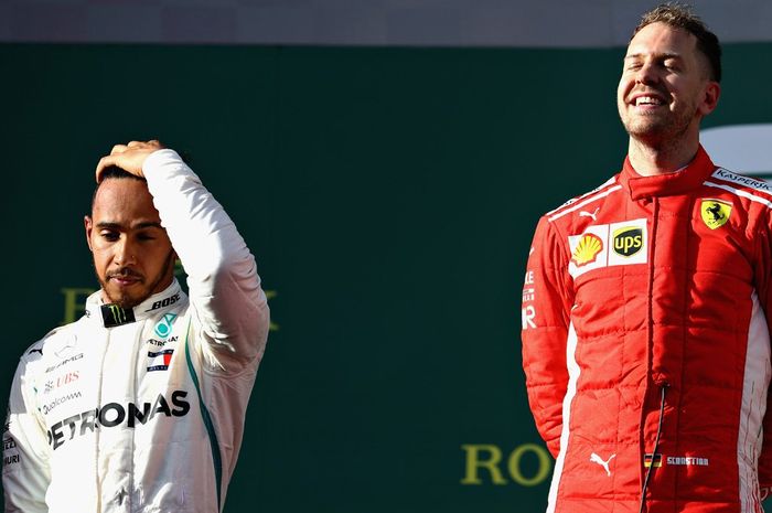 Lewis Hamilton gagal memenangkan GP F1 Australia setelah dikalahkan Sebastian Vettel saat periode virtual safety car