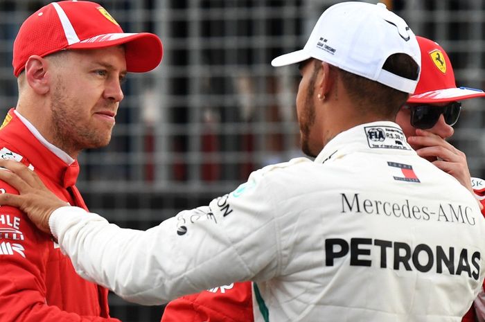 Mampukah Sebastian Vettel memperkecil ketertinggalannya dari Lewis Hamilton di GP F1 Jepang nanti?